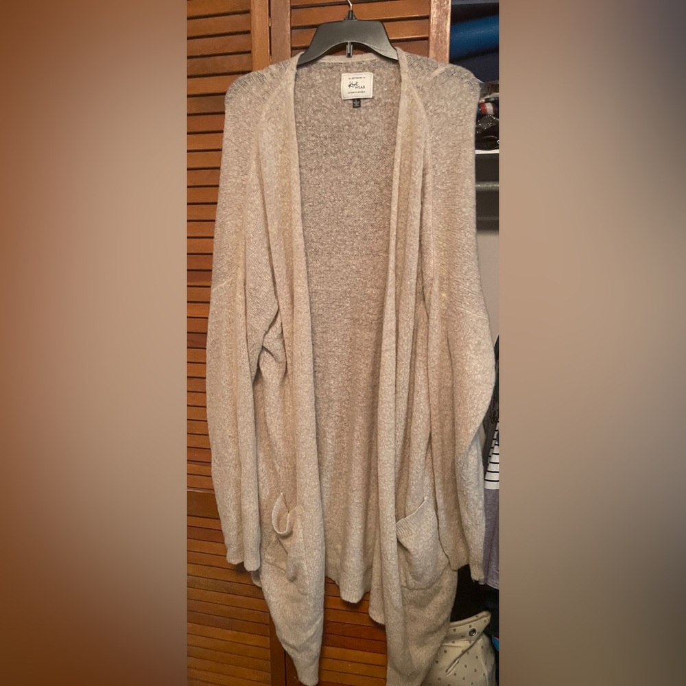 Cotton On Cream Open-Front Cardigan